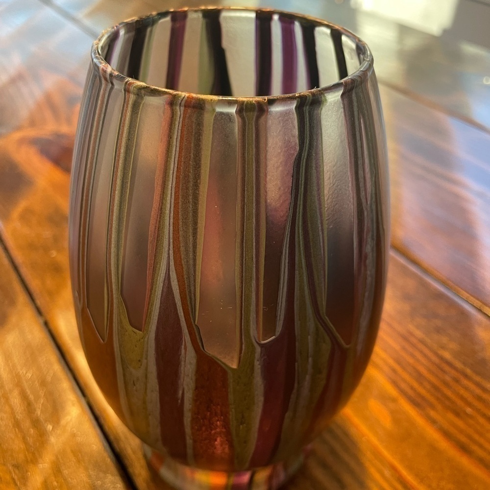 Handmade acrylic pour vase NEW